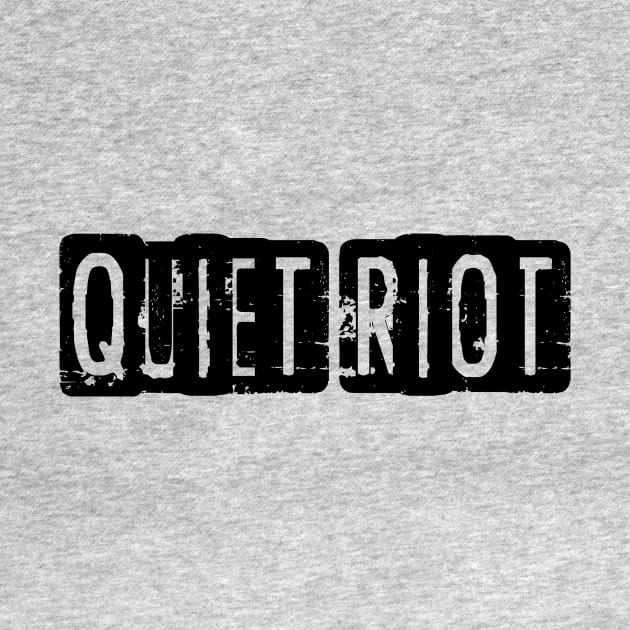 Quiet Riot by Texts Art